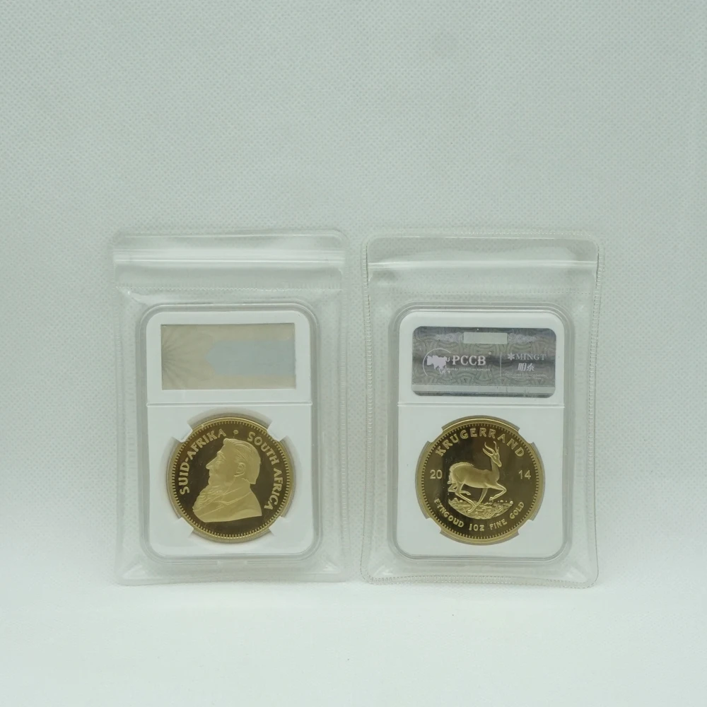 Gold Plated Kruger South Africa's First Presidential Commemorative Coin Art Collection Non-Currency Coins with PCCB Case 4