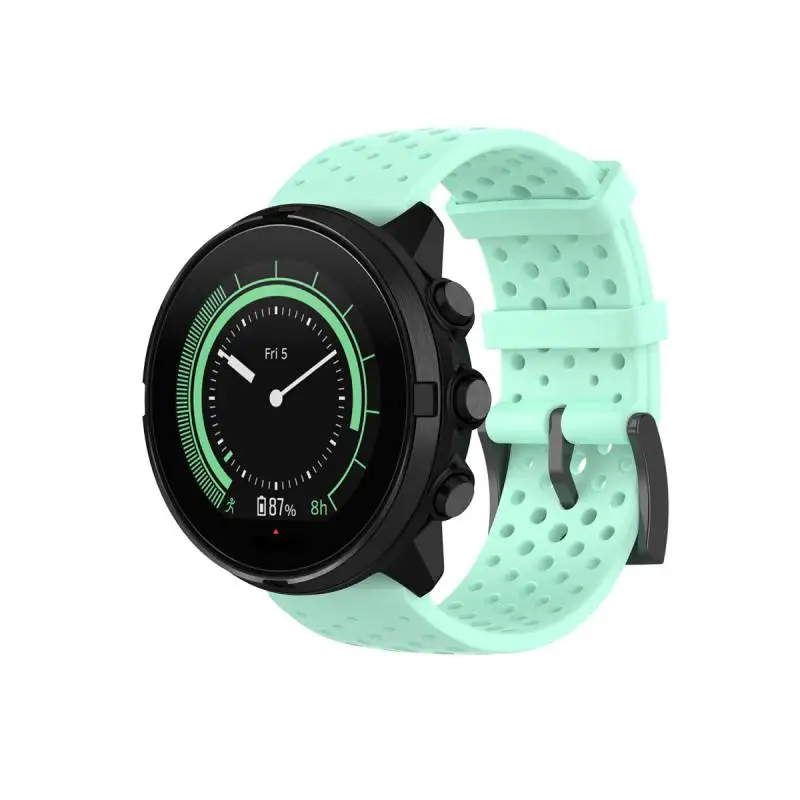 Smartwatch Smartband Sporto Kvėpuojantis Silikono Apyrankę, Dirželį, Minkštas Išmaniųjų Laikrodžių Dirželiai, Skirtas Suunto 
