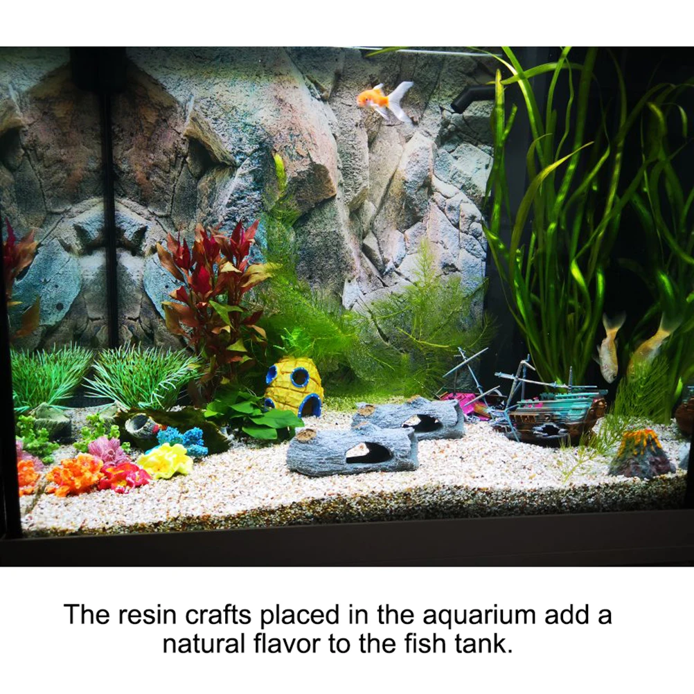 Derva Akvariumas Ornamentu Tuščiaviduris Kamienas Žuvų Bakas Medžio Rąstų Medienos Kraštovaizdžio Žuvų Bakas Dekoras 4