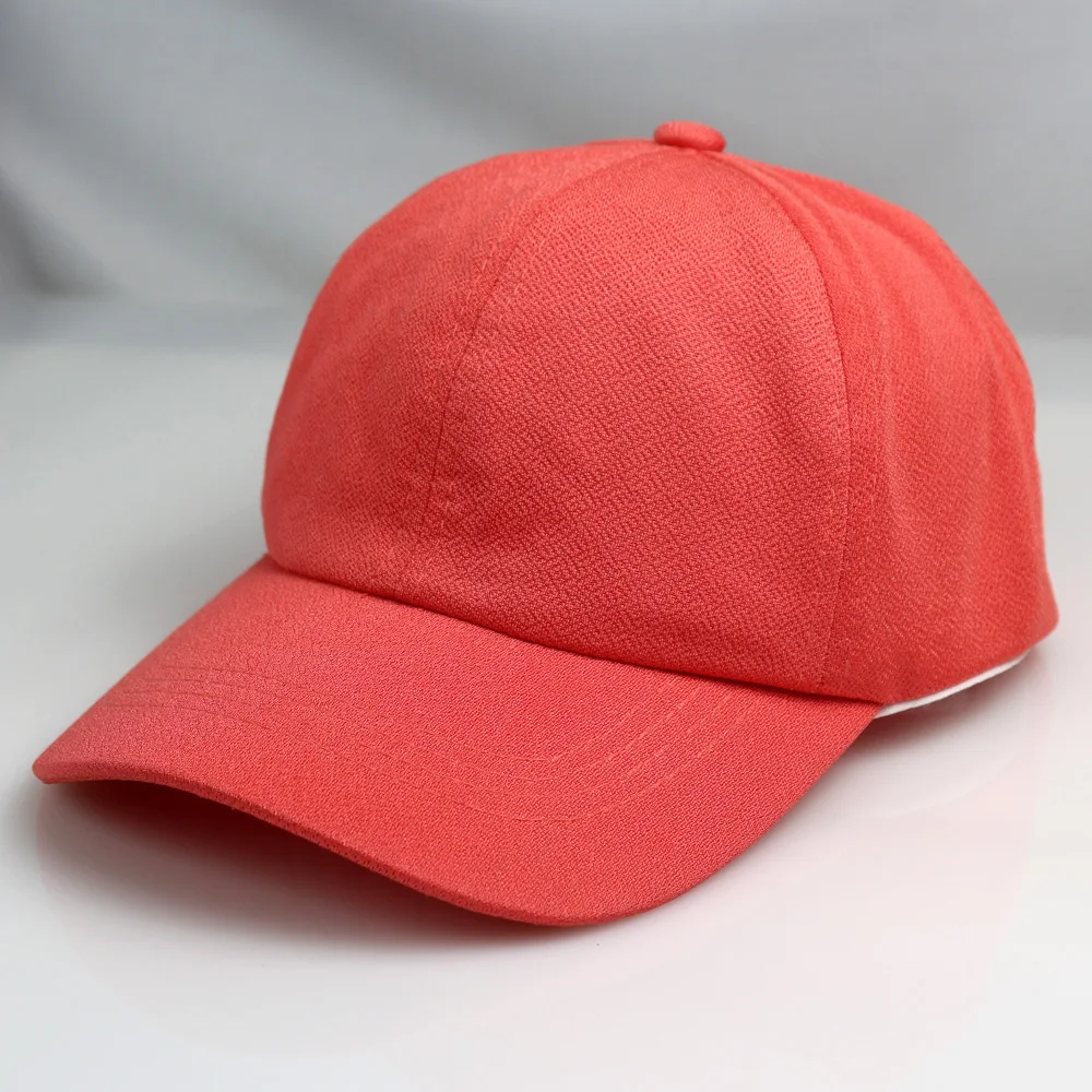 Moterų Vasaros Plonas Beisbolo Kepurės, Minkštas Kieto Tuščią Dangtelį Paprasto Skrybėlę Geltona Koralų Raudona 4
