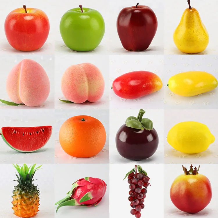 Įvairių bendros modeliavimo vaisių modelis vaisių parduotuvė apdailos fotografijos rekvizitai namų puošybai ananasų dekoro citrinų dekoras 4