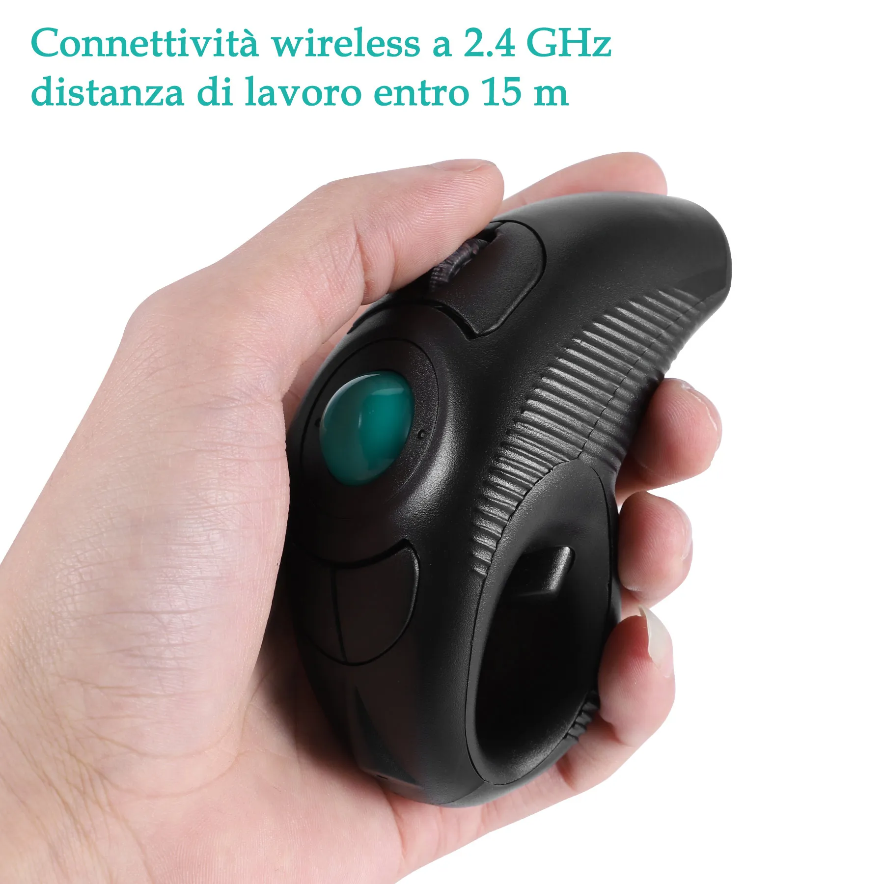 NAUJAS 2.4 ghz Wireless Usb Nešiojamą Pelės Pirštu, Naudojant Optinio Kelio Kamuolys Nešiojamą Pelių, skirta 