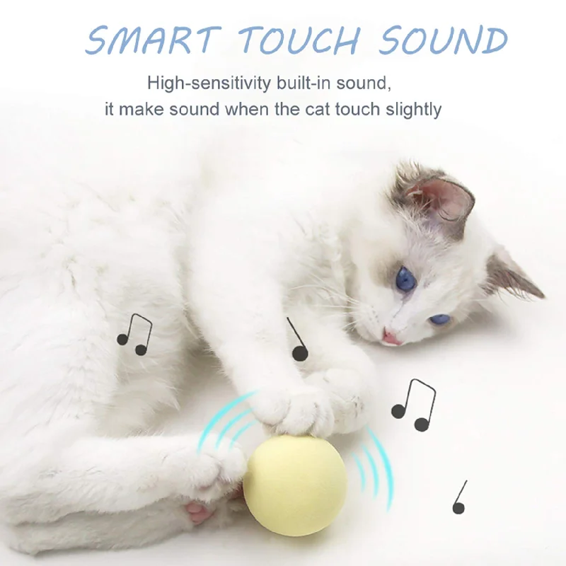 Katė Interaktyvūs Žaislai Naminių Reikmenys Smart Touch Skambėjo Vabzdžių Skambina Žaislai, Katžolių Žaislai Svorio Kamuolys Katėms Kitten Kitty 4