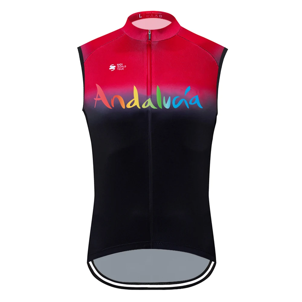 Vasaros 2020 Naujoji Andalūzija Pro Dviračių Komanda Berankovė Liemenė Maillot Ciclismo Vyrų Dviračių Džersis Kvėpuojantis Marškinėliai Drabužių Viršūnės 4