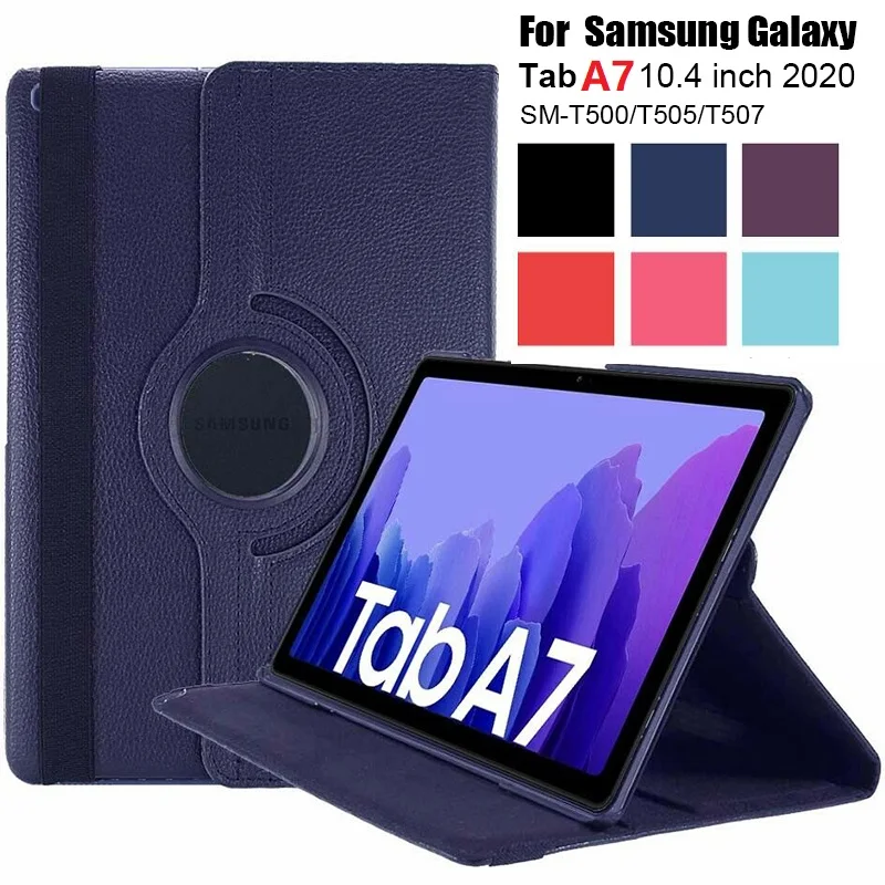 2020 Naujas Tablet Case for Samsung Galaxy Tab A7 10.4 colių 2020 m/SM-T500/T505/T507 Apversti PU Odos Smart Cover Stovėti P610 T290 4
