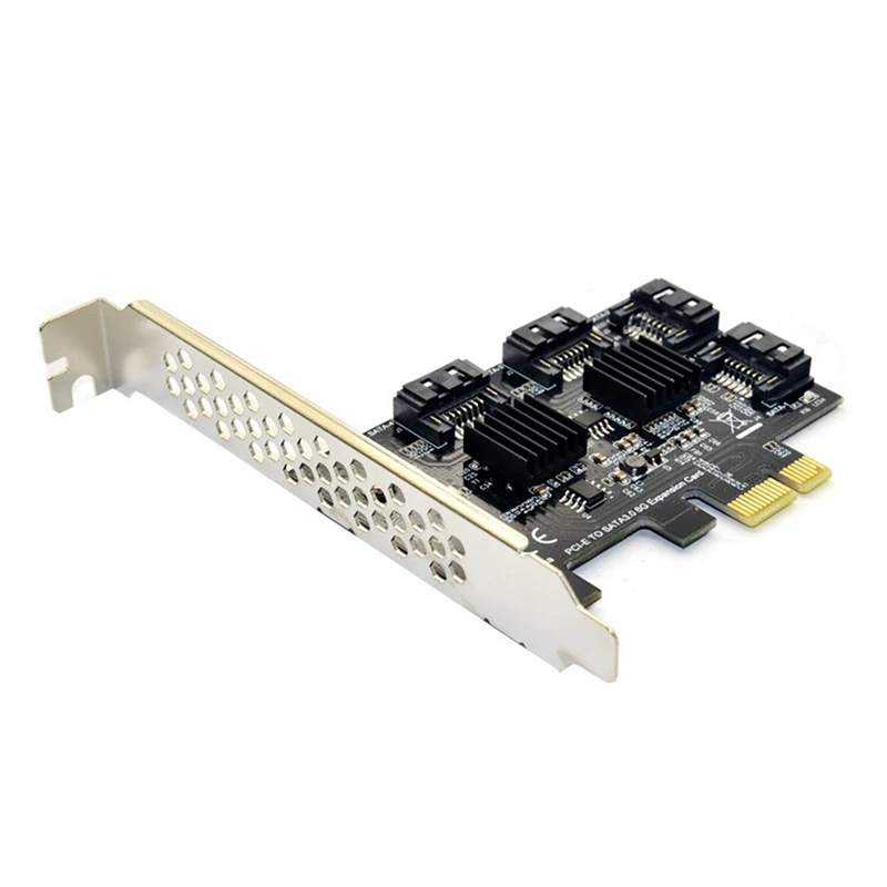 PCI-E, SATA 3.0 Riser Card 4 Port SATA3.0 Plėtimosi Kortelės Adapterį Kietąjį Diską Plėtros IPFS Kietąjį Diską 4