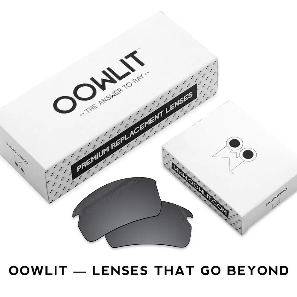 OOWLIT Polikarbonato Pakeitimas Objektyvai HD Aiški-Oakley Batwolf OO9101 Akiniai nuo saulės 4