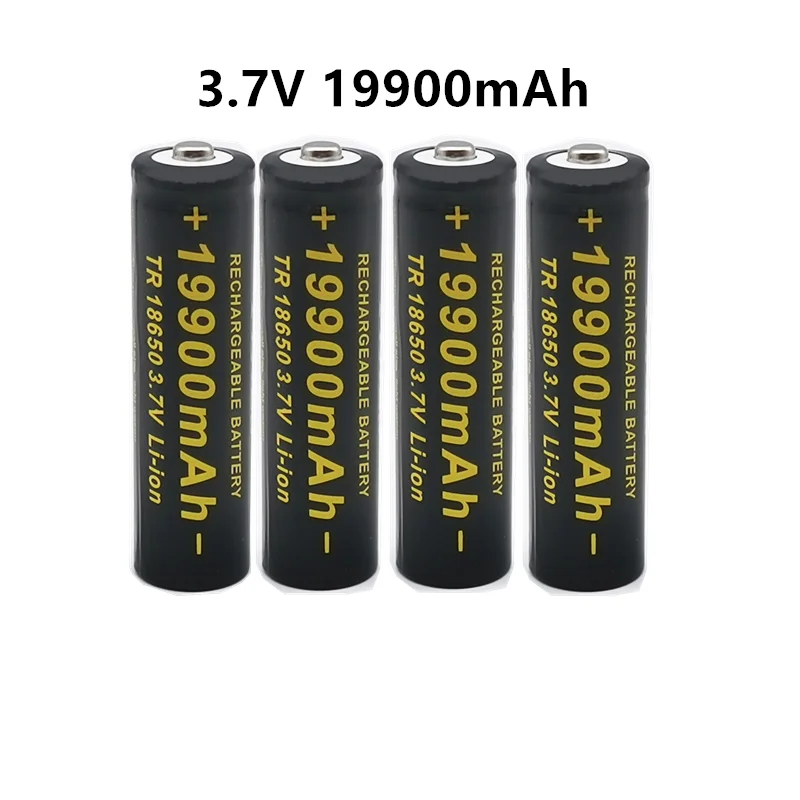 Naujus 18650 baterija 3.7 V 19900mAh įkrovimo liion akumuliatoriaus Led žibintuvėlio baterijos 18650 baterijos Didmeninė +USB įkroviklis 4