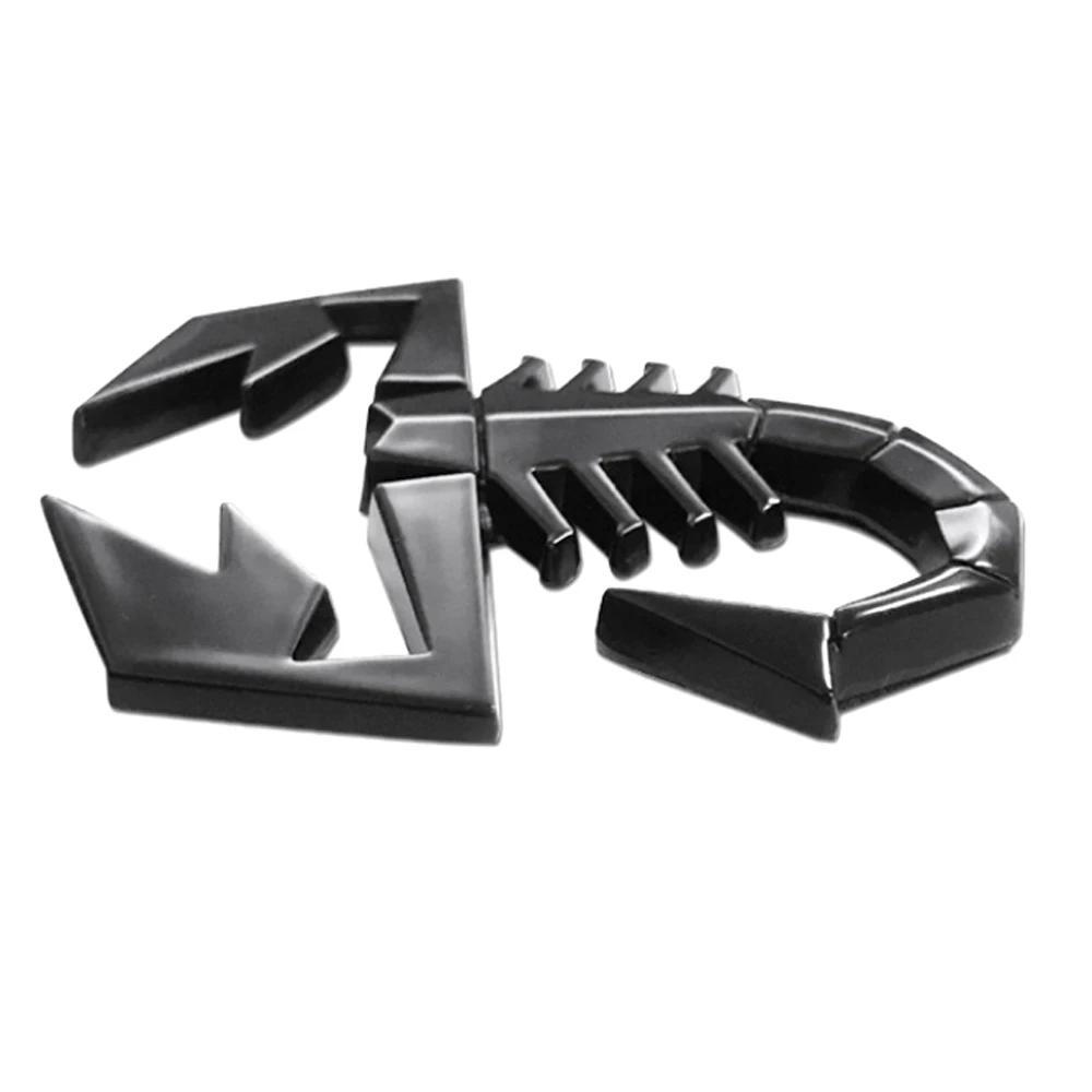 3D Metalo Aliuminio Lydinio Skorpionas Ženklelis Emblema Lipdukas 