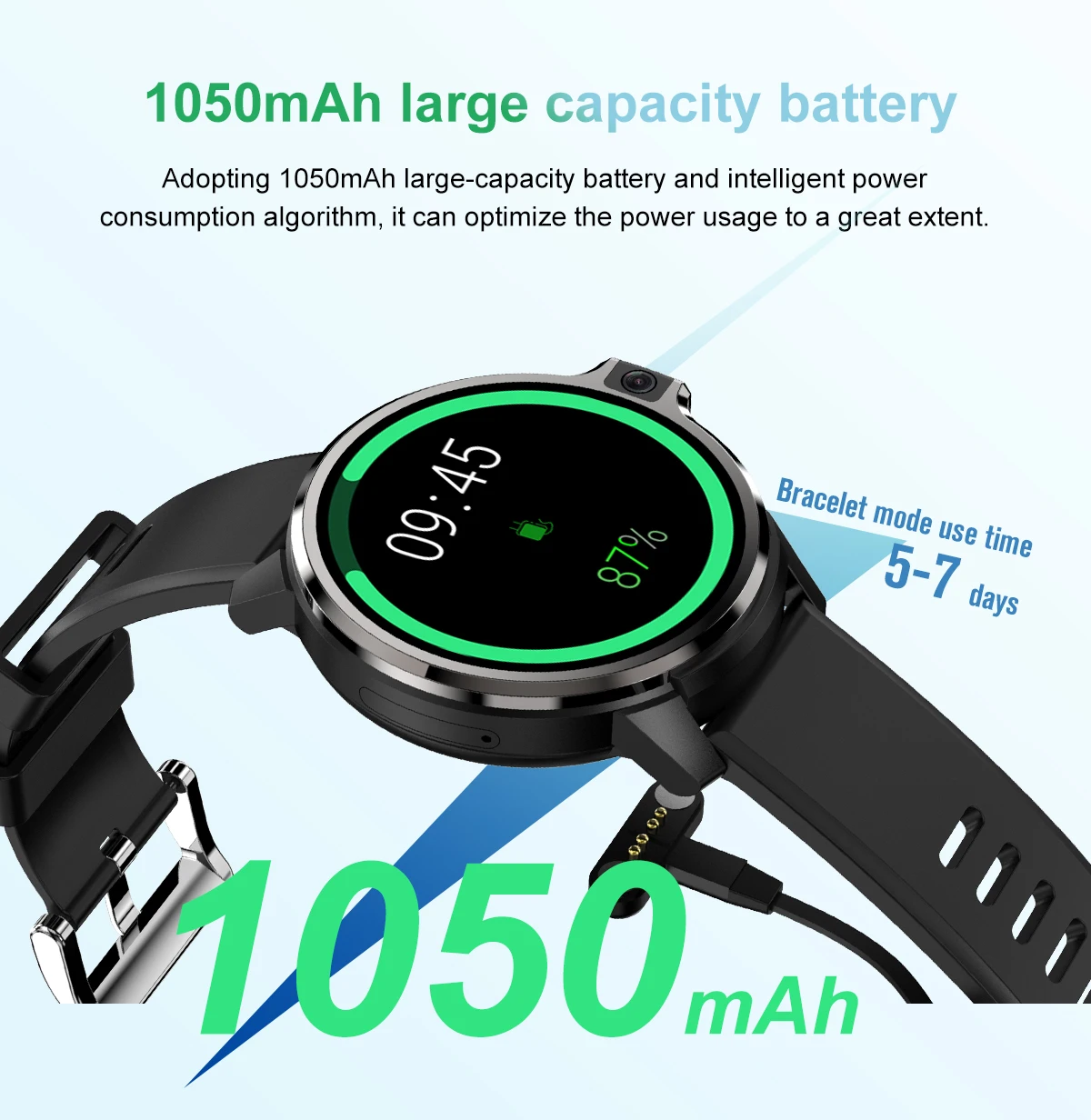 Lemado LEMP Smart Watch Vyrų 4G 64Gb GPS WIFI Sim Card Dual Camera 400*400 Hd Ekranas Sportas Kelio Veido Užraktas Širdies ritmas, Skirta 