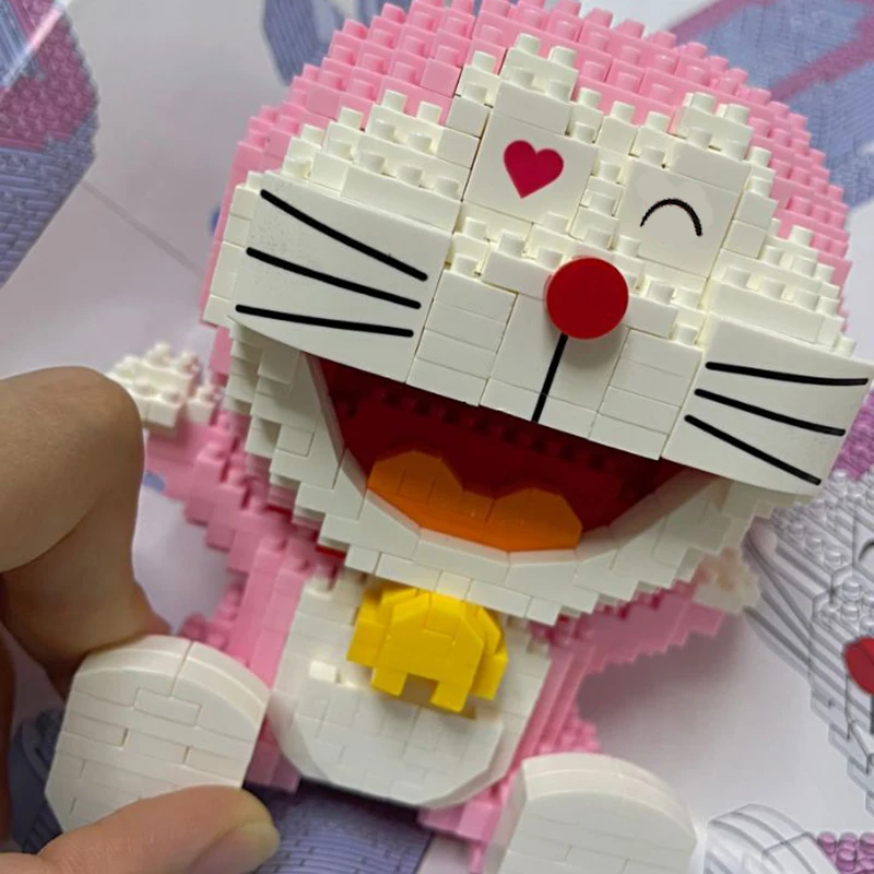 LP 200563 Anime Rožinė Doraemon Katė Sėdėti Gyvūnų Robotas 