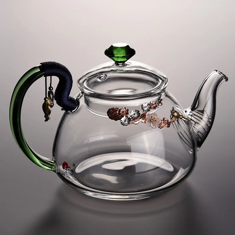 300ml Arbatinukas Rankų darbo, Atsparus Karščiui Stiklas, Arbatinukas Namų Teaware Kinijos Kung Fu Arbatos Rinkinys Teaware Arbatos Virdulys Kūrybos Kavos Virdulys 4