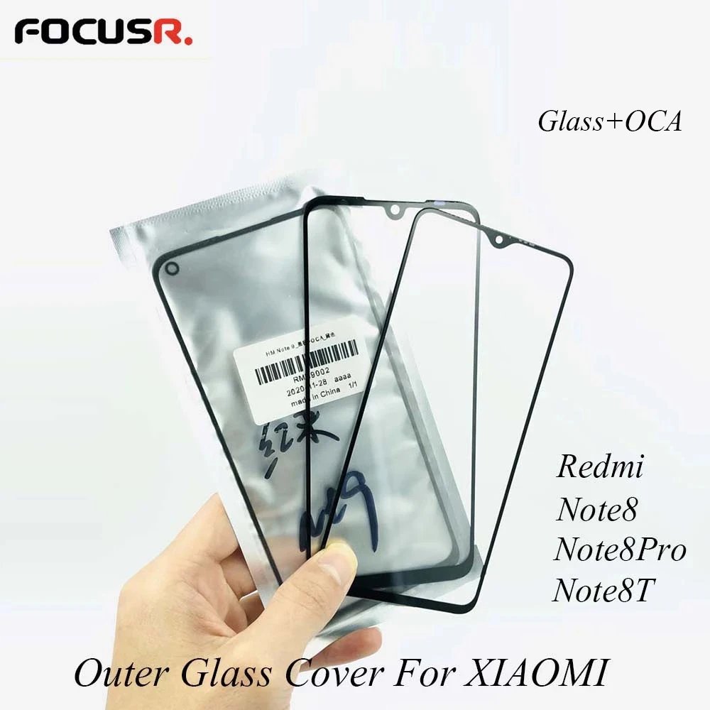 2in1 Mobilųjį Telefoną Touch Panel Išorinio Stiklo Objektyvas Su OCA Priekinio Stiklo Pakeitimo Xiaomi Redmi Pastaba 8 Pro 