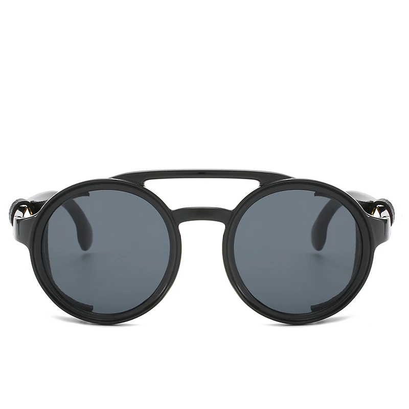 Naujas Steampunk Akiniai nuo saulės Prekės ženklo Dizainas Turas Sunglass Vyrai Moterys Derliaus Punk Saulės akiniai UV400 Atspalvių Akių Oculos de sol 4