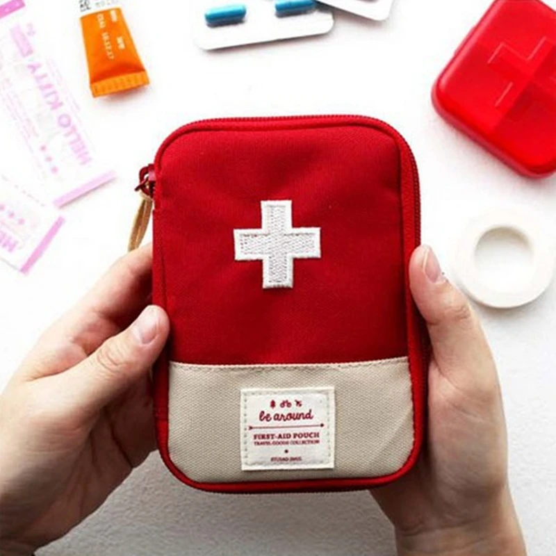 Lauko Pirmosios Pagalbos greitosios Medicinos Pagalbos Krepšys Medicina Narkotikų Tabletes, Dėžutę Namų Automobilių Survival Kit Atsiras Atveju Mažų Oksfordo Saugojimo krepšys 4