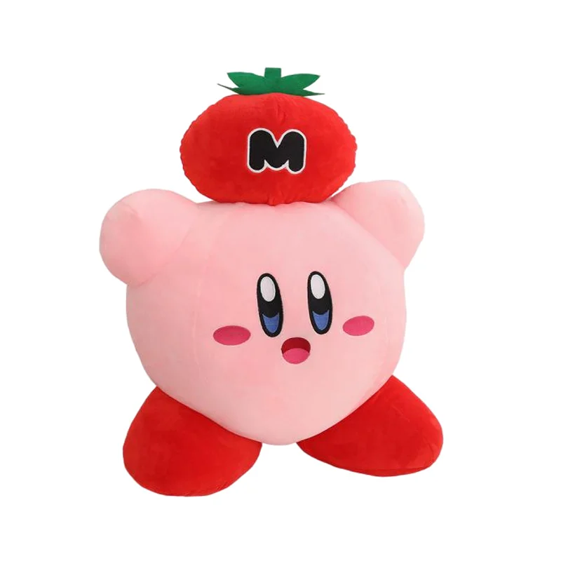 Pomidorų Kirby Mielas Pliušinis Įdaryti Anime Gimtadienio Girly Širdies Cute Lėlės Galvą, Dovanos, Žaislai 4