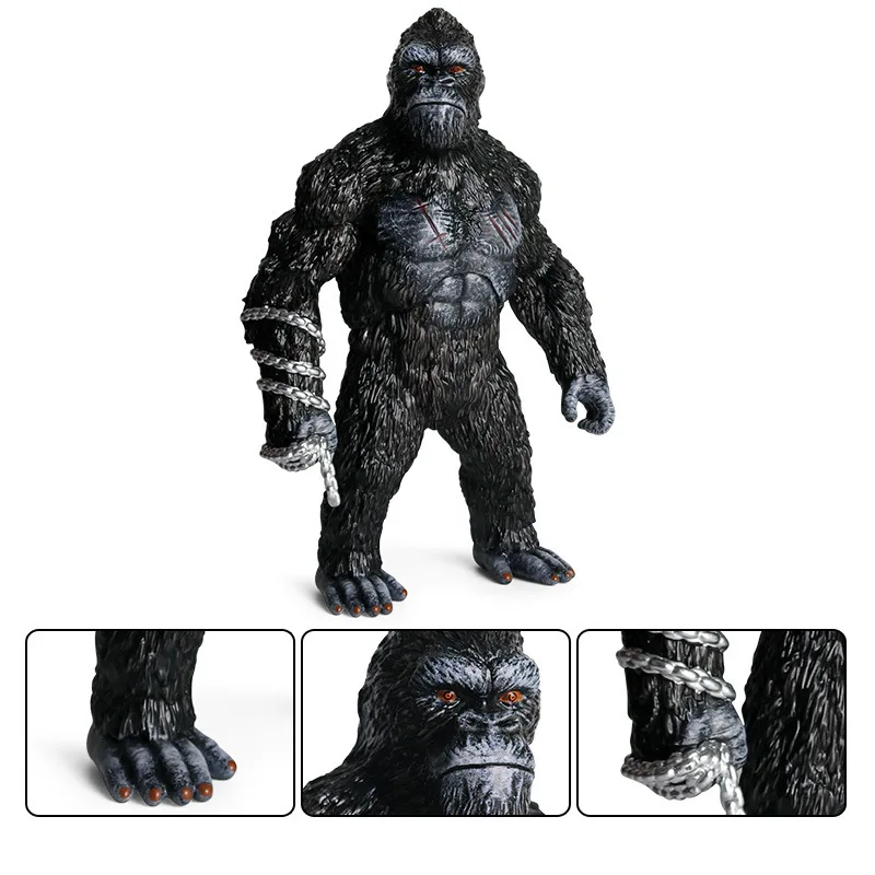 12inch/31cm Karalius KongFigure Beždžionės Gorila Veiksmų Skaičiai Milžinišką Orangutan Kolekcines, Dervų Modelis, Žaislai Vaikams 4