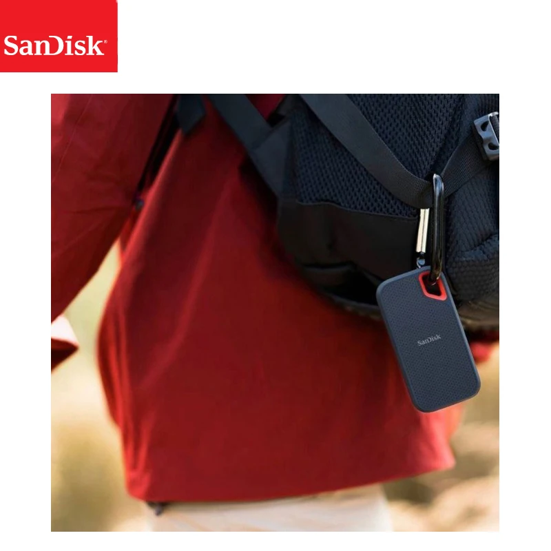 SanDisk Nešiojamas Išorinis SSD E60 1 TB 500GB 2TB 520MB/s E60 Išorės hd externo 480GB USB 3.1 Tipo C diskas duro externo 4
