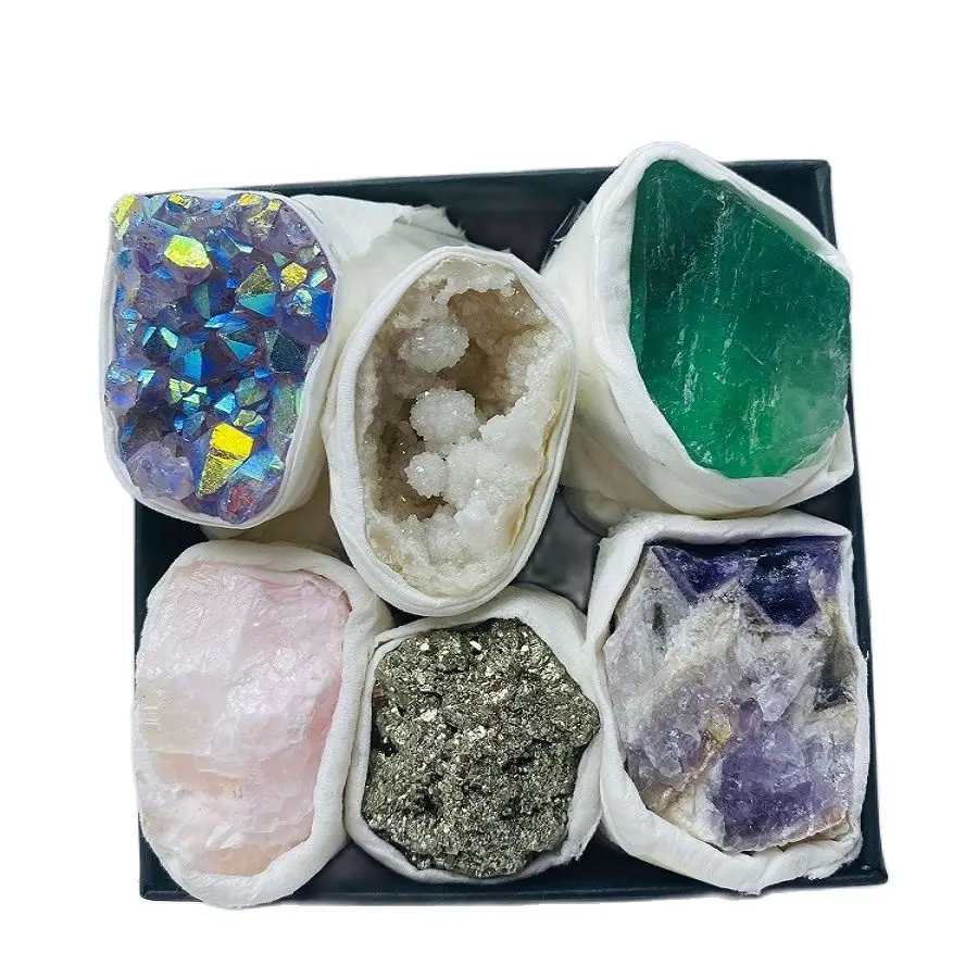 Natūralių Žaliavų Mišinio Grubus Mineralinių Kristalų Akmuo Kvarcas Brangakmenio Pavyzdį Energijos Gijimas Rock 5