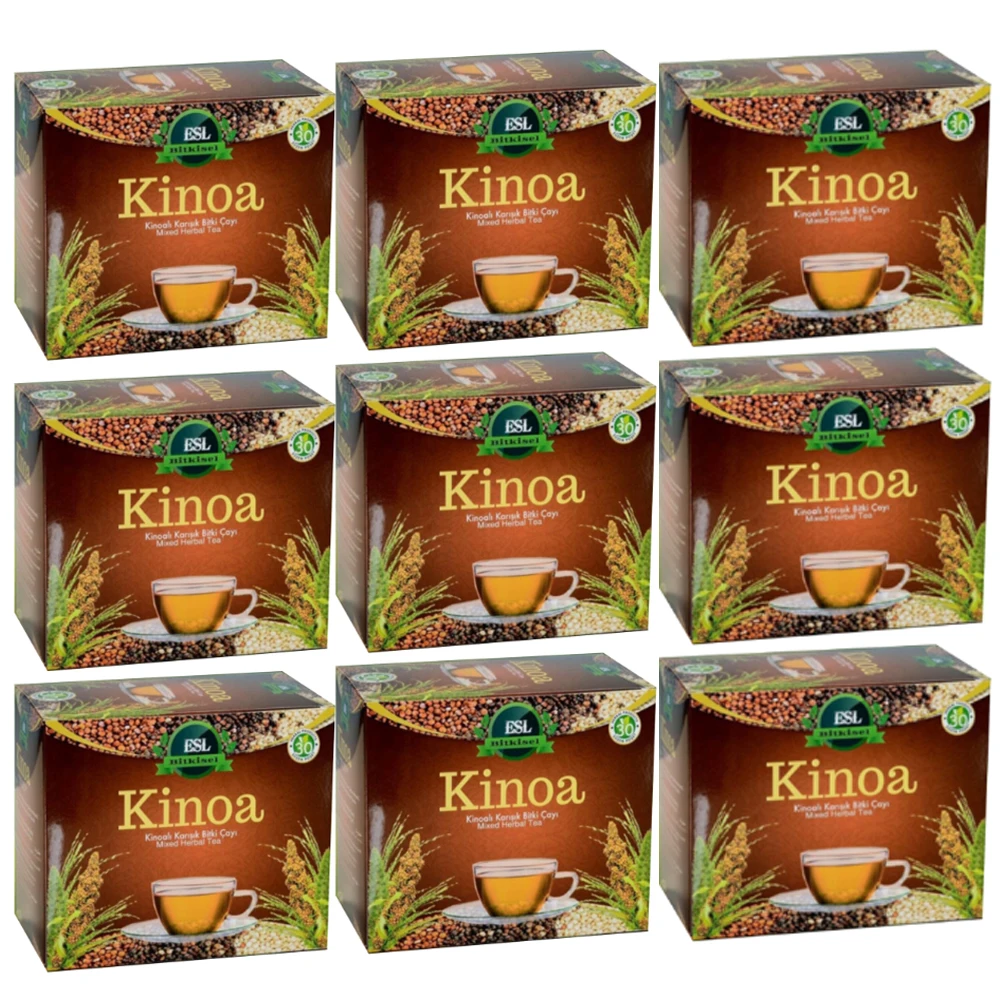 Quinoa Kinoa Quinoa Kinoa Quinua Andenhirse Лебеда sumaišytų žolelių arbata 1 langelis = 30 vienetų x 1,5 g maišelis / daug Baltymų, maistinių medžiagų 5