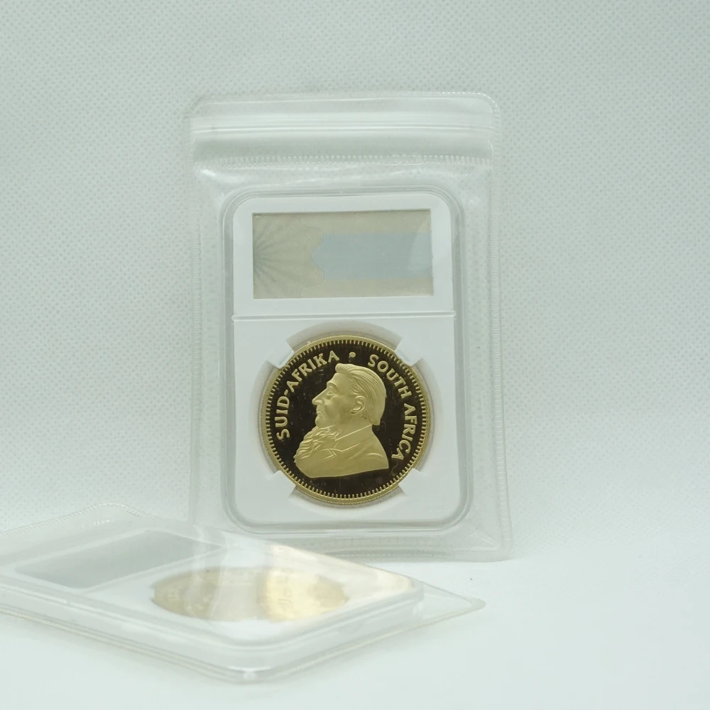 Gold Plated Kruger South Africa's First Presidential Commemorative Coin Art Collection Non-Currency Coins with PCCB Case 5