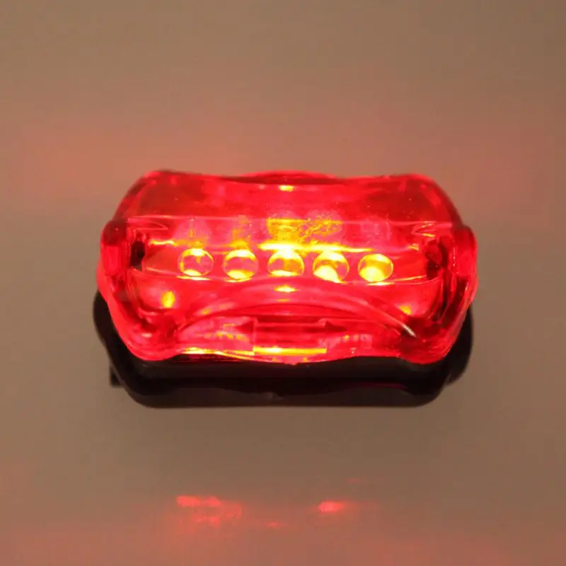 Priekiniai Ir Galiniai 5 LED MTB priekinis žibintas užpakalinis Žibintas Dviračių Pabrėžti, Priekinių žibintų Drugelis Galiniai Šviesos Naktį Saugaus Vairavimo Lempos 5