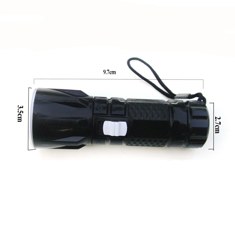 Plastikiniai Mini Ištraukiama Zoom Žibintas Mažas Žibintuvėlis LED Sukasi Tamsos Lauko Jojimo Žibintuvėlis Kempingas šviesos TXTB1 5
