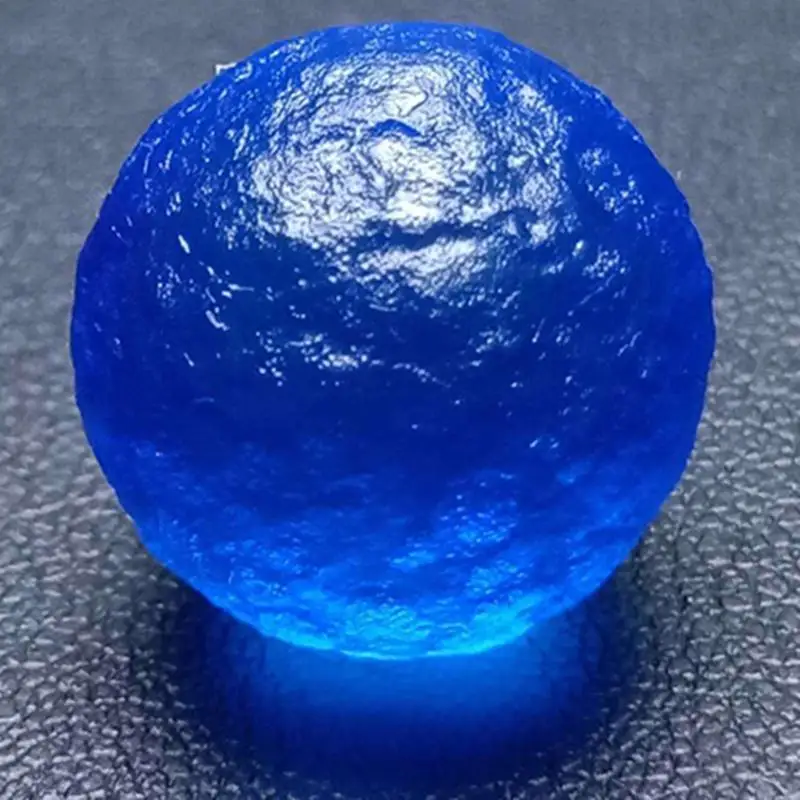 1pcs mėlyna Moldavite čekijos Meteoritas Poveikį Stiklo Šiurkštus Akmens Kristalų Energijos Akmuo 5