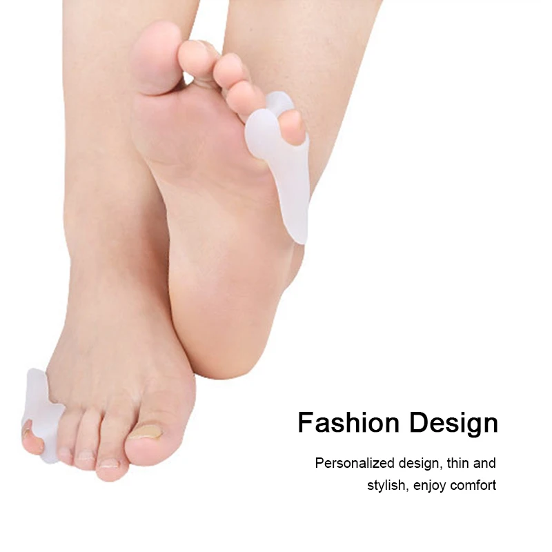 1PC tiesinimo priemonė Tarpiklius Silicagel Kojų Atrama Nykščio Valgus Guz Metalinės Kojos Pirštų Raštas Žmonėms, Pėdų Priežiūros Reikmenys 5