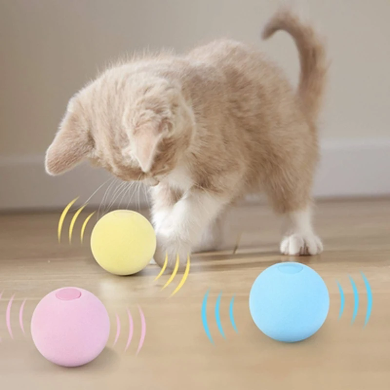 Katė Interaktyvūs Žaislai Naminių Reikmenys Smart Touch Skambėjo Vabzdžių Skambina Žaislai, Katžolių Žaislai Svorio Kamuolys Katėms Kitten Kitty 5