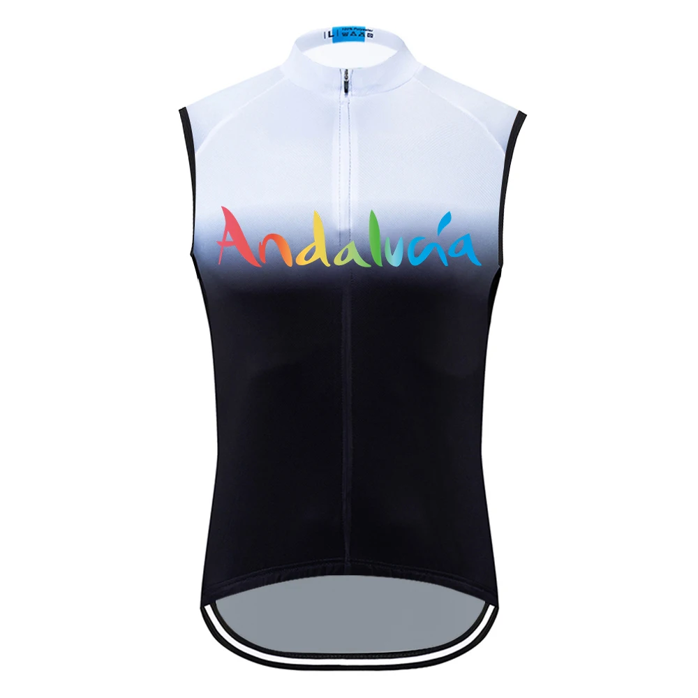 Vasaros 2020 Naujoji Andalūzija Pro Dviračių Komanda Berankovė Liemenė Maillot Ciclismo Vyrų Dviračių Džersis Kvėpuojantis Marškinėliai Drabužių Viršūnės 5