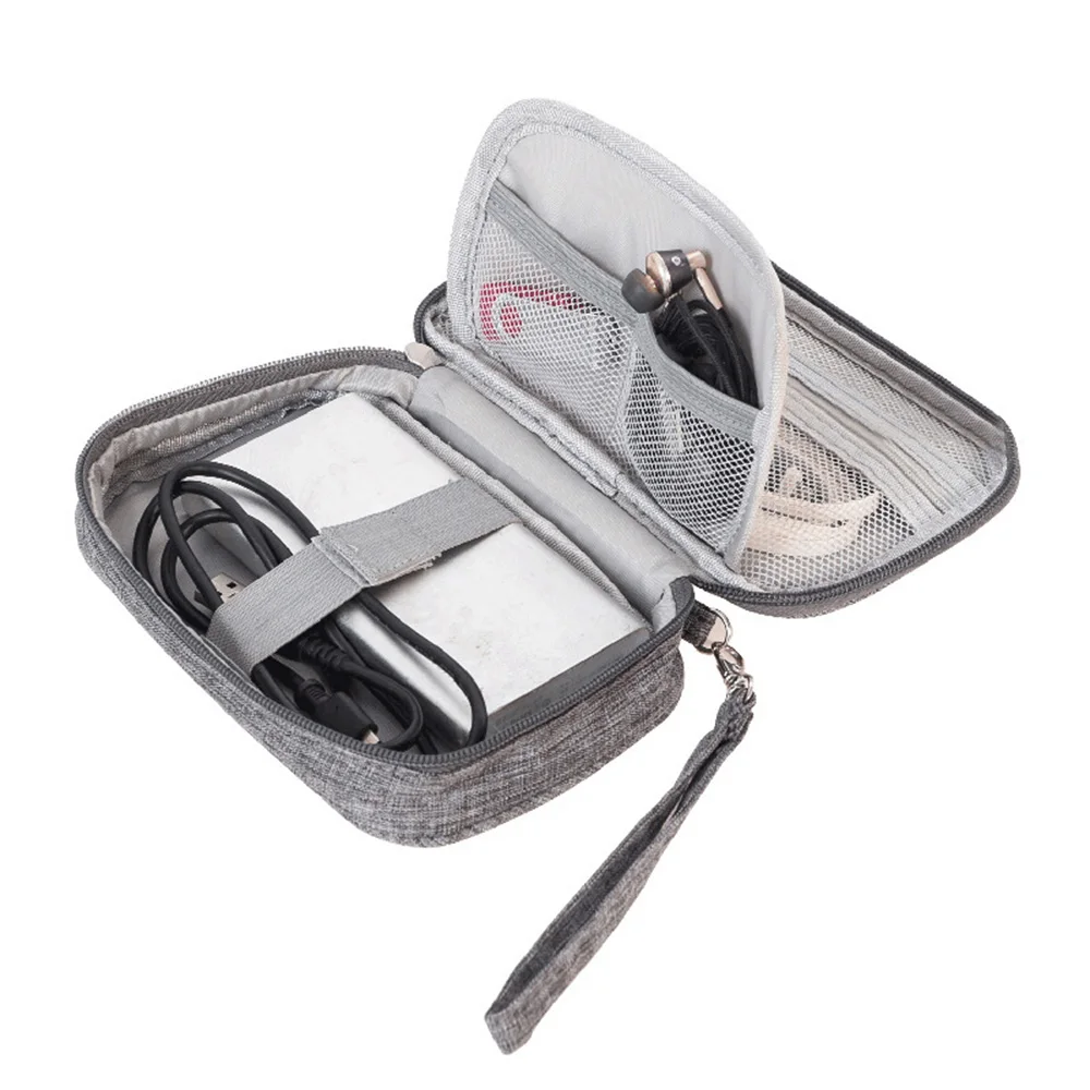 Nešiojamųjų Elektroninių Ausinių Saugojimo Maišelis Laidai, Kroviklis Skaitmeninis USB Įtaisą Vandeniui Organizatorius Mados Kelionės Užtrauktukas Supplie Krepšys 5