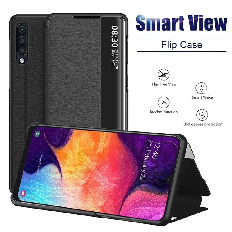 Smart View Flip Dangtelis, Huawei 30 P40 P20 Mate 20 10 Pro Lite Pro Garbės 10i 20 Lite 8X 9A 9X Y5 Y9 P smart Z Nova 3 5 7 Atveju 5