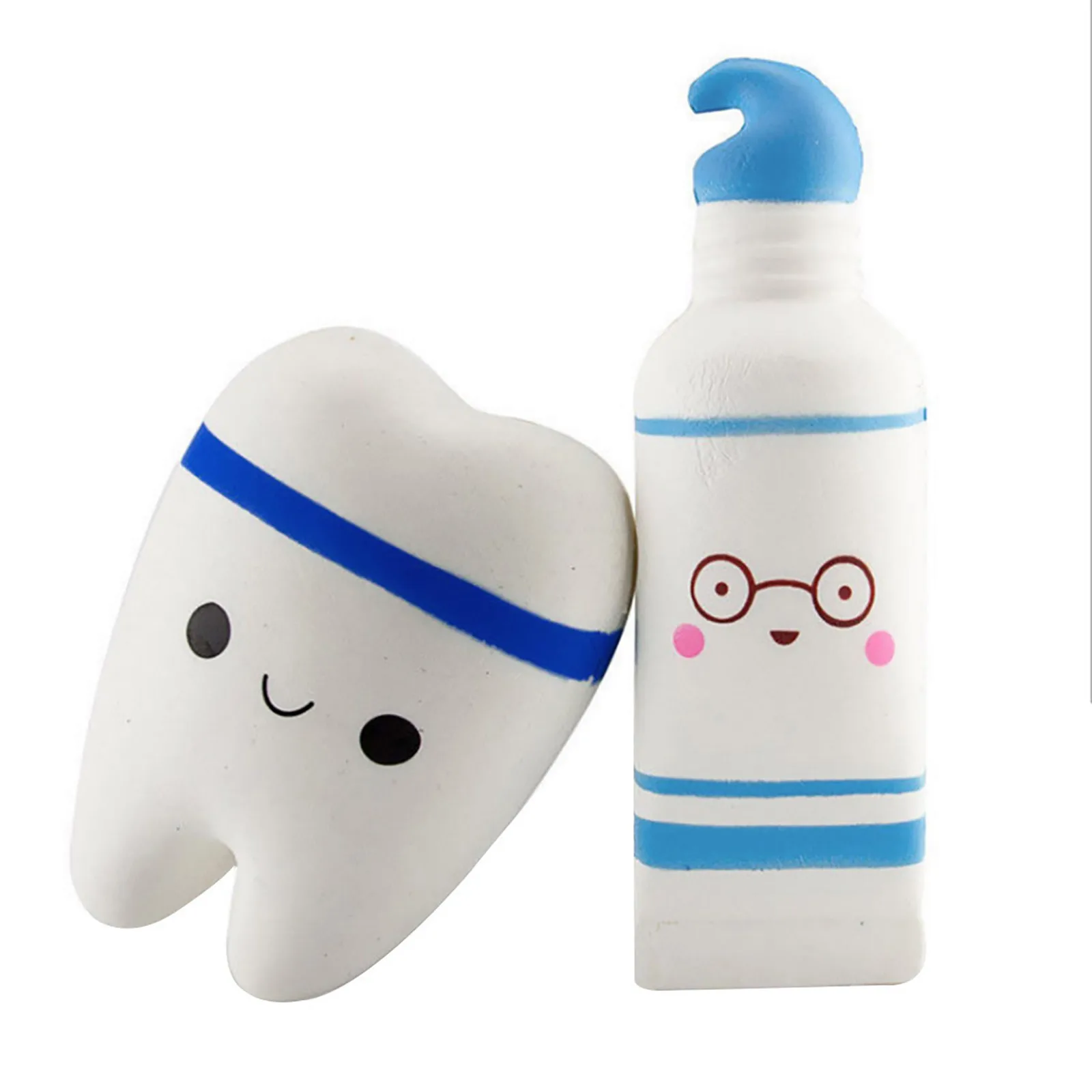 Squishies Minkštas dantų Pasta ir Dantų Lėtai Auga Kvapus Išspausti Stresą Žaislas Susispausti Antistress Žaislai 5