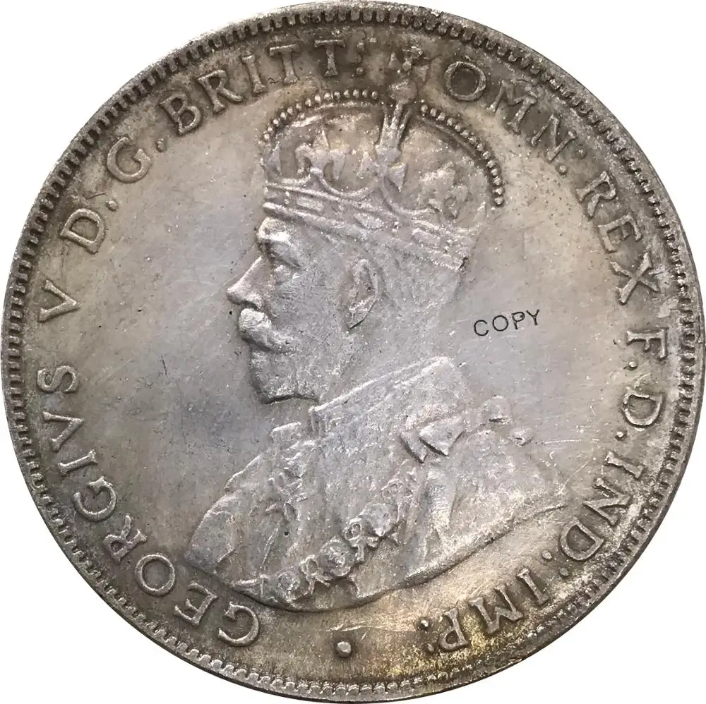 1926 M. Indija 1 Vieno Rupija George V Karalius, Imperatorius Cupronickel Sidabrą, Sidabro Kolekcionuojamų Kopijuoti Monetos 5